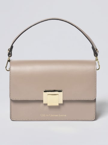 CXL by Christian Lacroix Leren handtas beige - (B)22 x (H)15 x (D)8 cm