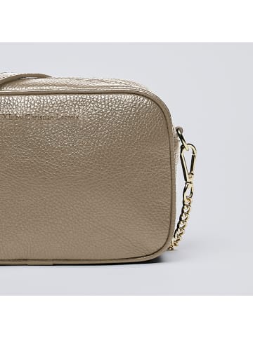 CXL by Christian Lacroix Leder-Umhängetasche "Montmartre" in Taupe - (B)22 x (H)14 x (T)8 cm