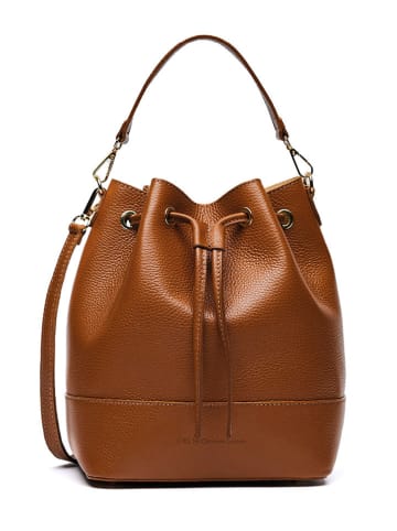 CXL by Christian Lacroix Leren schoudertas "Elysé" bruin - (L)16 x (B)15 x (H)28 cm