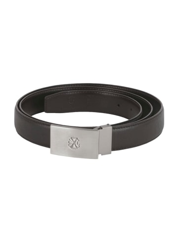 CXL by Christian Lacroix Leren riem "Dylan" zwart - (L)120 cm