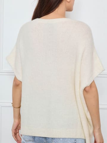 CXL by Christian Lacroix Sweter w kolorze kremowym