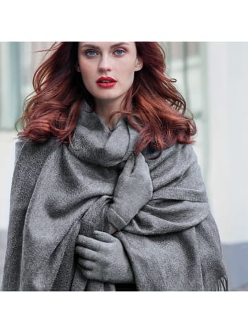 CXL by Christian Lacroix Kaschmir-Fingerhandschuhe in Dunkelgrau