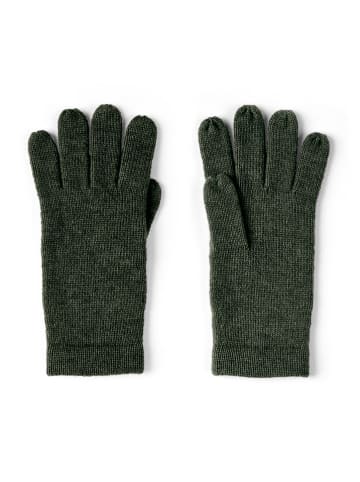 CXL by Christian Lacroix Kaszmirowe rękawiczki w kolorze ciemnozielonym