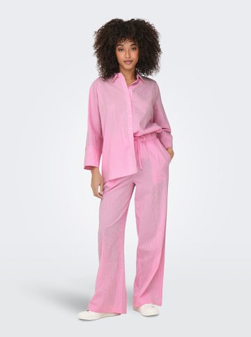 ONLY Blouse lichtroze/wit