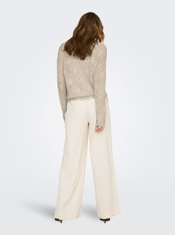ONLY Sweter w kolorze szarobrązowym