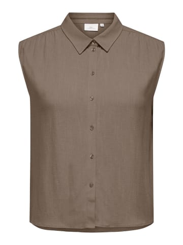 ONLY Bluse "Carma" in Taupe