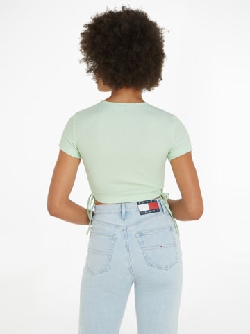 TOMMY JEANS Koszulka w kolorze miętowym