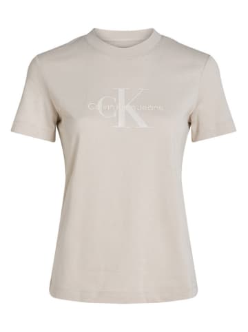 CALVIN KLEIN JEANS Koszulka w kolorze kremowym