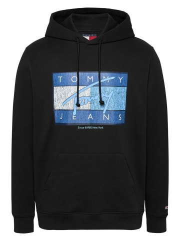 TOMMY JEANS Hoodie in Schwarz