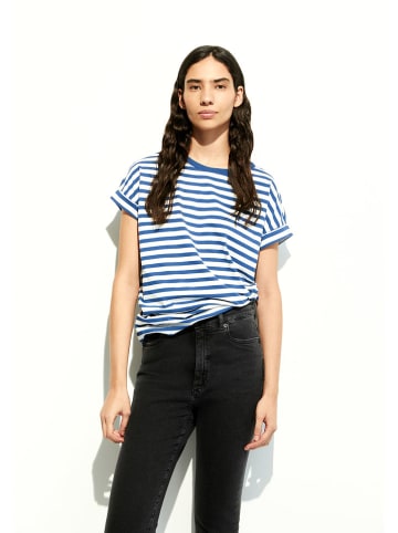 armedangels Koszulka "Idaara" w kolorze niebiesko-białym