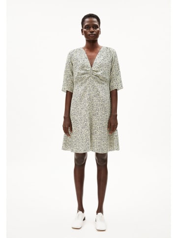 armedangels Jurk "Lilaat" lichtgroen/zwart