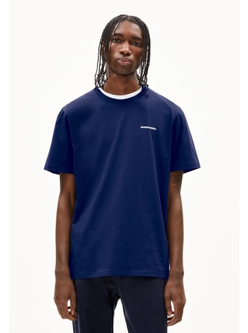 armedangels Shirt "Maarkos" in Dunkelblau