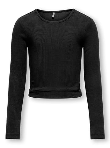 KIDS ONLY Longsleeve "Nessa Life" in Schwarz