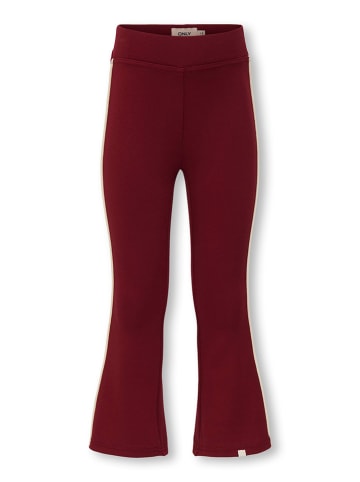 KIDS ONLY Legginsy "Paige" w kolorze czerwonym