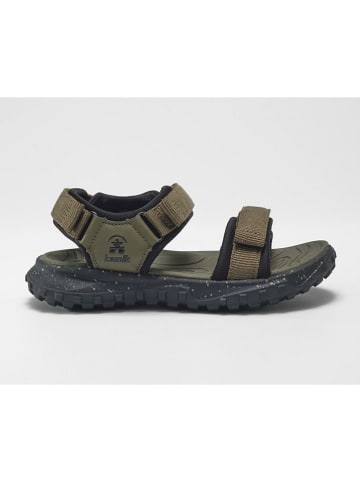 Kamik Leder-Sandalen "Harbor" in Khaki