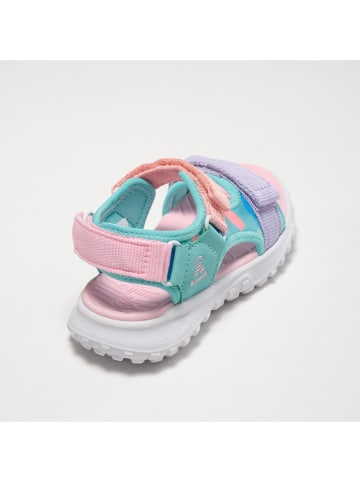 Kamik Leder-Sandalen "Harbort" in Türkis/ Rosa