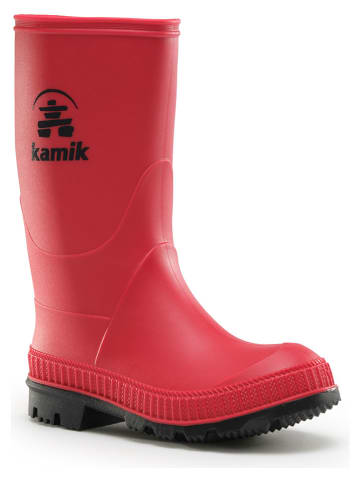 Kamik Kalosze "Stomp" w kolorze czerwonym