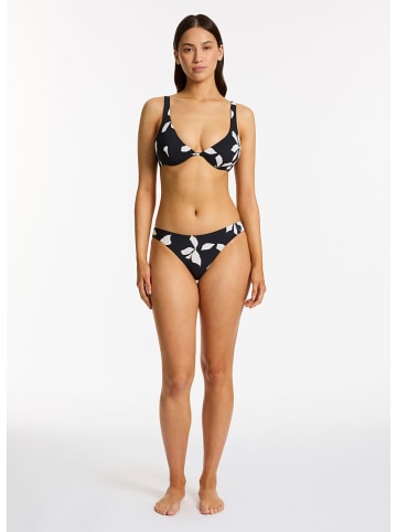 Jets Bikinislip zwart/wit
