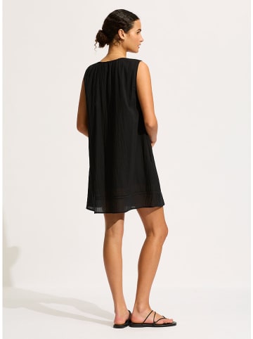 Seafolly Sukienka w kolorze czarnym