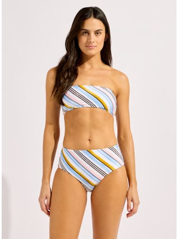 Seafolly Bikinislip wit/lichtblauw/lichtroze