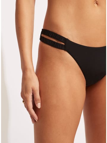 Seafolly Figi bikini w kolorze czarnym