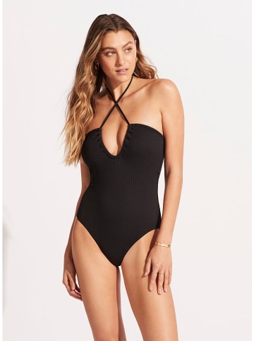 Seafolly Strój kąpielowy w kolorze czarnym