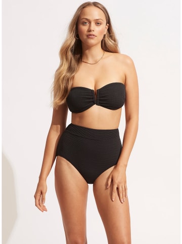Seafolly Bikini-Oberteil in Schwarz