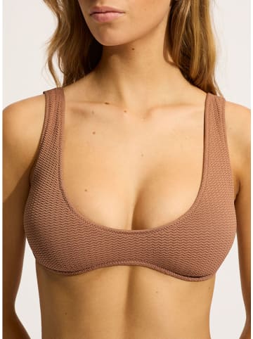 Seafolly Bikinitop bruin