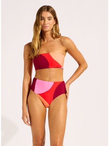 Seafolly Bikinislip rood/lichtroze