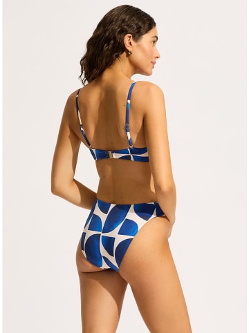 Seafolly Bikinislip blauw/wit
