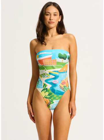Seafolly Badpak turquoise/groen