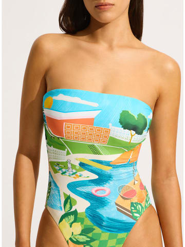 Seafolly Badpak turquoise/groen