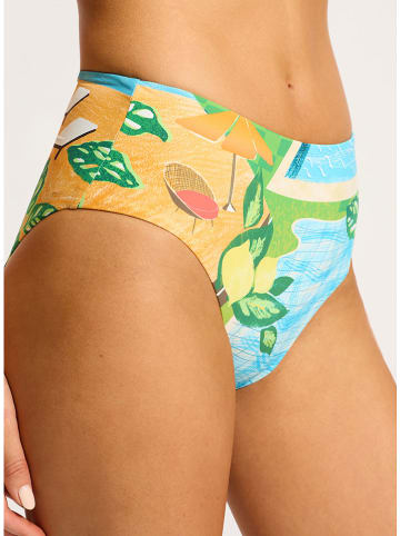 Seafolly Bikinislip turquoise/groen
