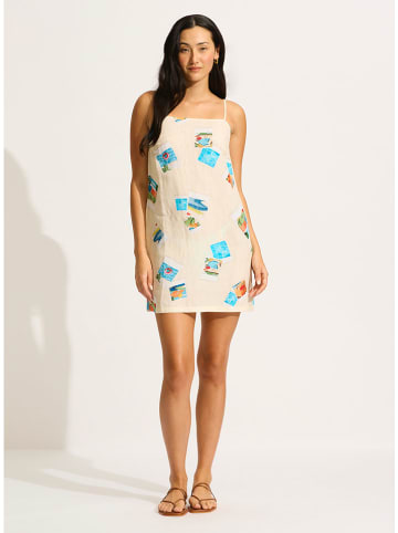 Seafolly Kleid in Creme/ Türkis