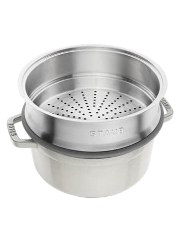 Zwilling 2-delige set: stoofpan met stoominzet "Staub" beige - Ø 24 cm