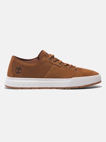 Timberland Leder-Sneakers in Hellbraun