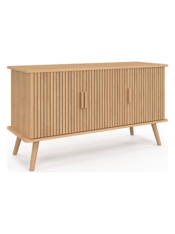 IDOMYA Essentials Sideboard "Faustine" in Hellbraun - (B)110 x (H)60 x (T)40 cm