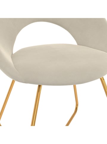 IDOMYA Factory 2-delige set: eetkamerstoelen "Malone" crème - (B)60 x (H)79 x (D)50 cm
