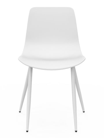 IDOMYA Factory 6-delige set: stoelen "Nala" wit - (B)48 x (H)79 x (D)48 cm