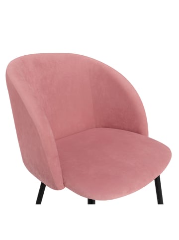 IDOMYA Factory 2-delige set: eetkamerstoelen "Nina" lichtroze - (B)52 x (H)79 x (D)60 cm