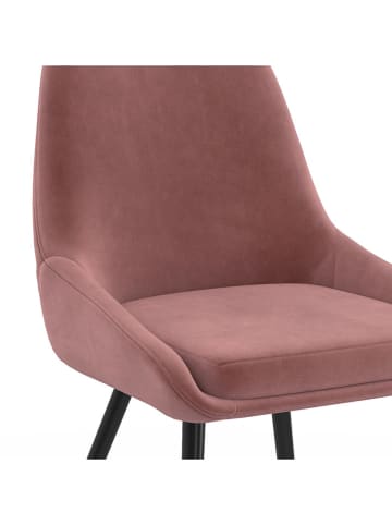 IDOMYA Factory 4er-Set: Stühle in Rosa/ Creme/ Anthrazit/ Grau - (B)47,5 x (H)79 x (T)54 cm