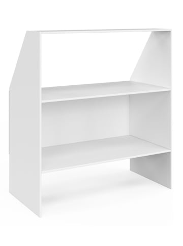 IDOMYA Factory Standregal "Jeanne" in Weiß - (B)100 x (H)110 x (T)50 cm