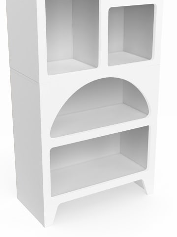 IDOMYA Essentials Standregal in Weiß - (B)60 x (H)160 x (T)30 cm