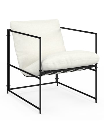 IDOMYA Factory Fauteuil ''Penelope'' wit - (B)58 x (H)62 x (D)67 cm