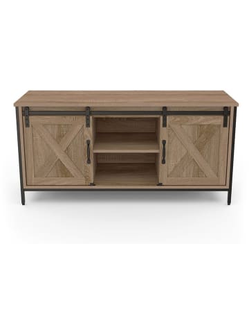 IDOMYA Essentials TV-Regal "Cheyenne" in Hellbraun - (B)113 x (H)50 x (T)40 cm