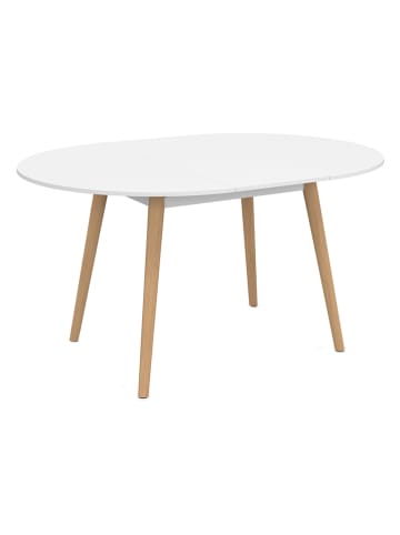 IDOMYA Factory Esstisch ''Stacy'' in Beige/ Weiß - (B)150 x (H)75 x (T)110 cm