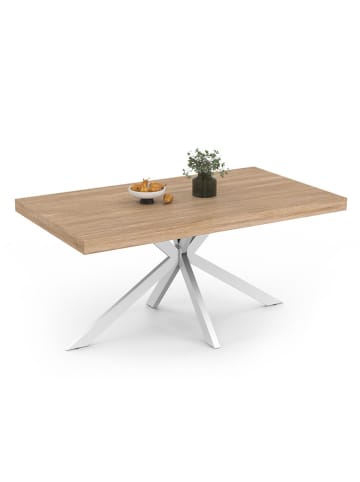 IDOMYA Factory Eetkamertafel "Brixton" wit - (B)160 x (H)75 x (D)90 cm