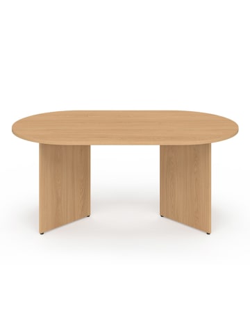 IDOMYA Factory Couchtisch "Gabin" in Hellbraun - (B)110 x (H)45 x (T)60 cm