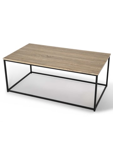 IDOMYA Factory Salontafel "Memphis" beige/zwart - (B)113 x (H)45 x (D)60 cm