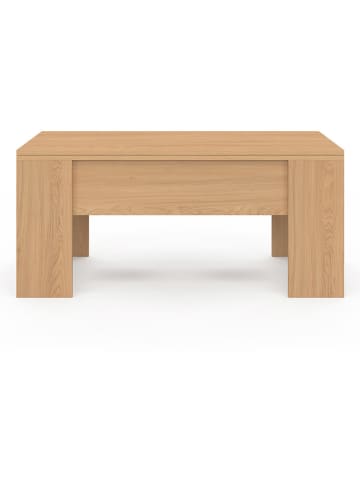 IDOMYA Factory Salontafel "Albane" lichtbruin - (B)100 x (H)45 x (D)50 cm